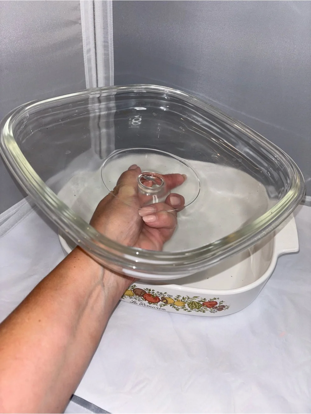 Corningware white ceramic